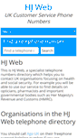 Mobile Screenshot of hj-web.co.uk